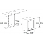 Fulgor FWC 8200 U TC GBK 39瓶 雙溫區紅酒櫃